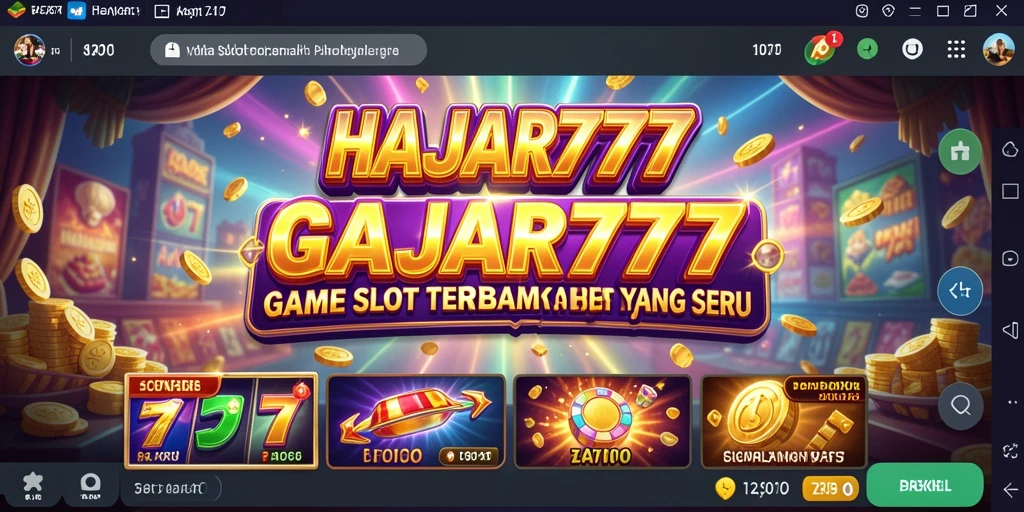 Tampilan menarik dari gameplay Slot di HAJAR777.
