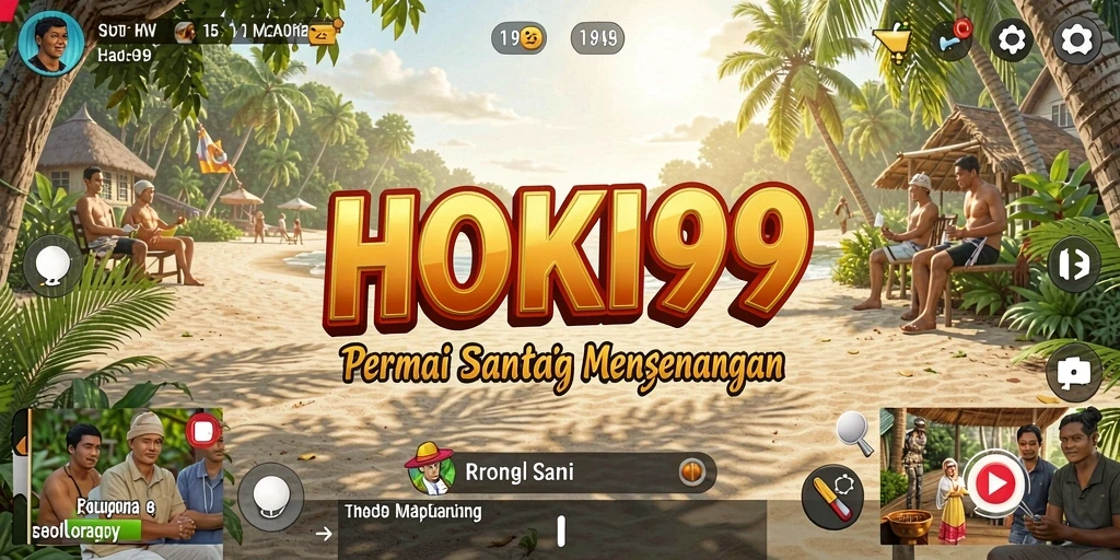 Tangkapan layar gameplay HOKI99 dengan nuansa santai yang ceria.