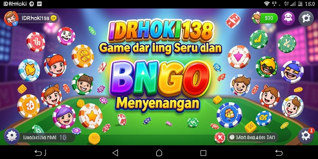 Tampilan gameplay menarik di IDRHOKI138 yang penuh warna.