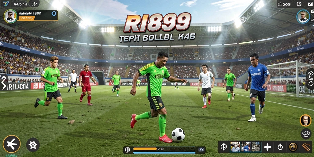 Tangkapan layar gameplay RI889 yang menampilkan aksi seru di lapangan.