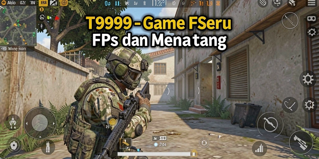 Gameplay intens T9999 dengan peperangan yang menegangkan.