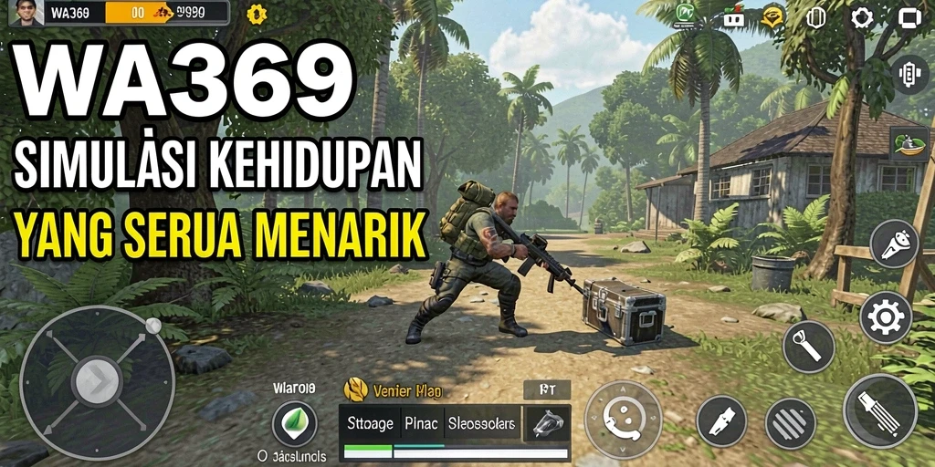 Screenshot gameplay WA369 yang menampilkan aktivitas interaktif dalam simulasi.