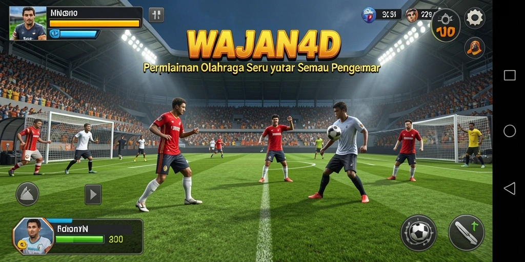 Tampilan gameplay WAJAN4D yang seru dan menarik.
