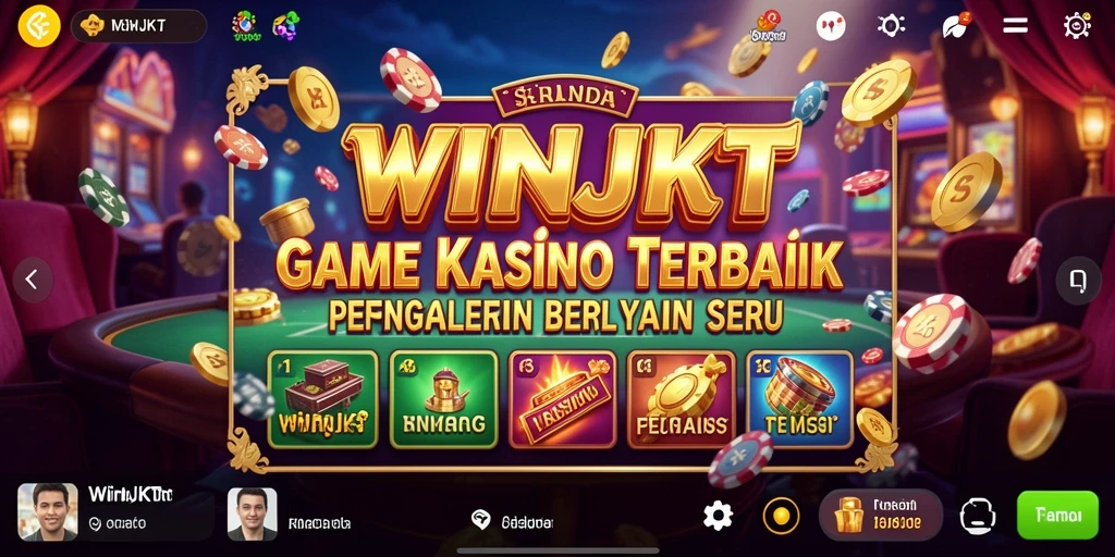 Tampilan gameplay WINJKT yang menawan dan mendebarkan di kasino.